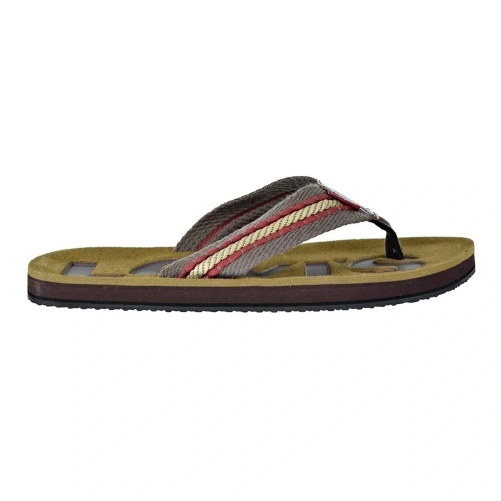 Levi’s Kyle Casual brown red flip flop sandal men’s 12